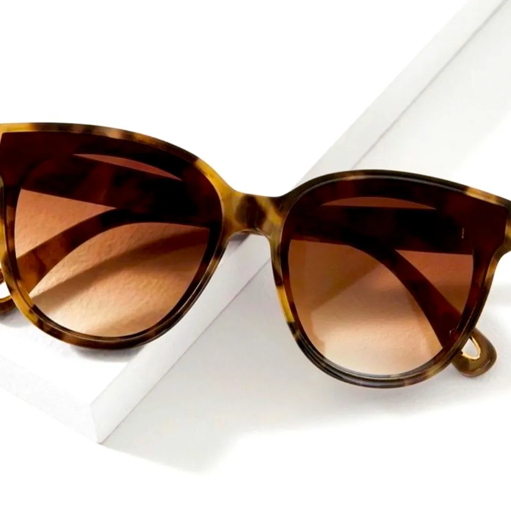 Lele Sadoughi Tortoise Sunglasses - Image 11