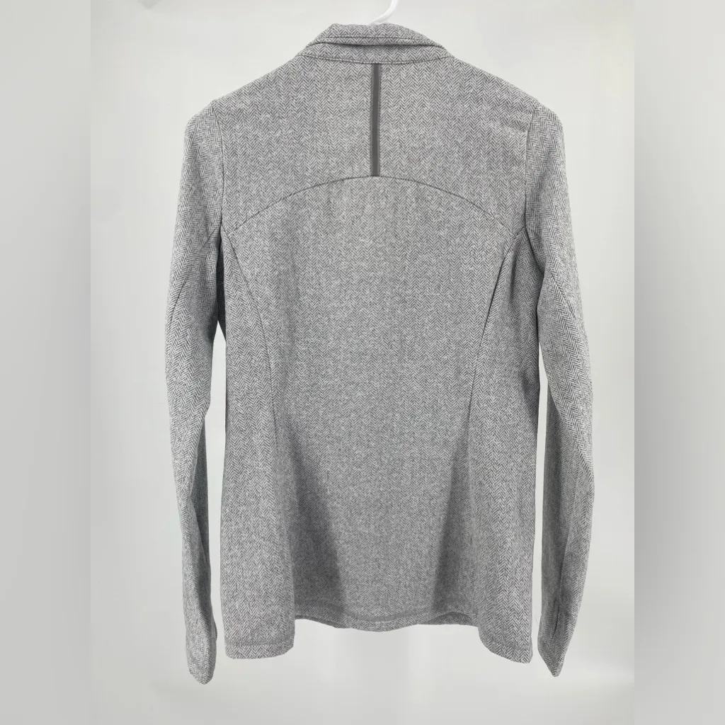 Kyodan ‎ Lorelai mock neck half zip sweatshirt, gray size petite small - Image 6