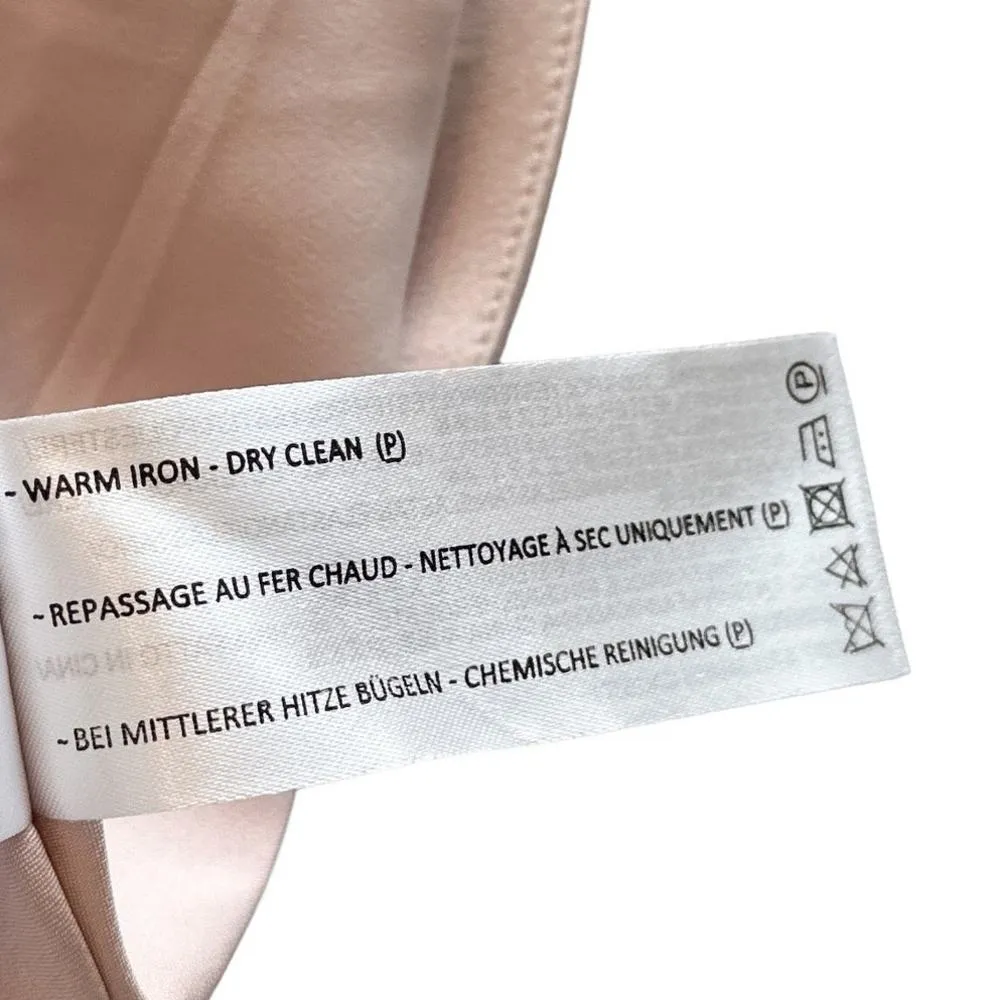 Keepsake The Label Scallop Cut Out Floral Satin Sleeveless Mini Dress Small - Image 12