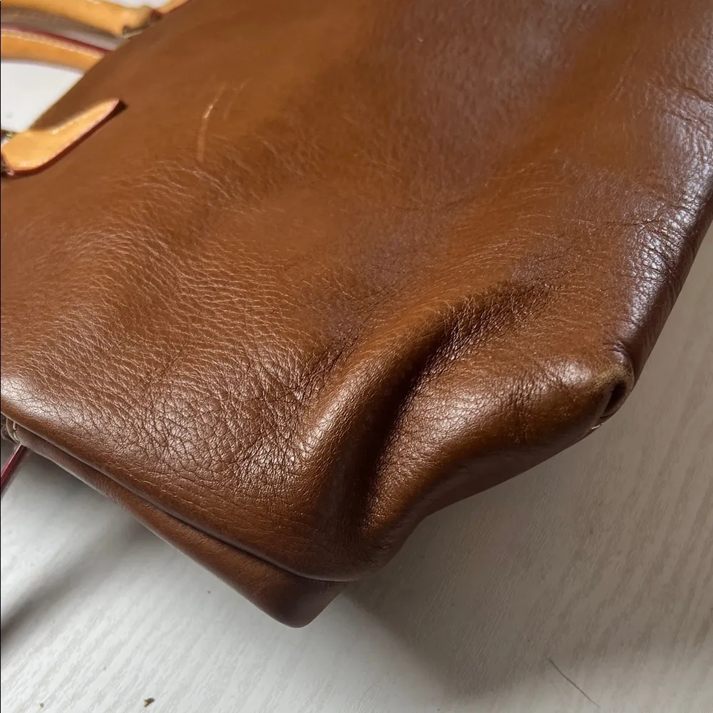 Dooney & Bourke Chestnut Leather Tote - Image 5