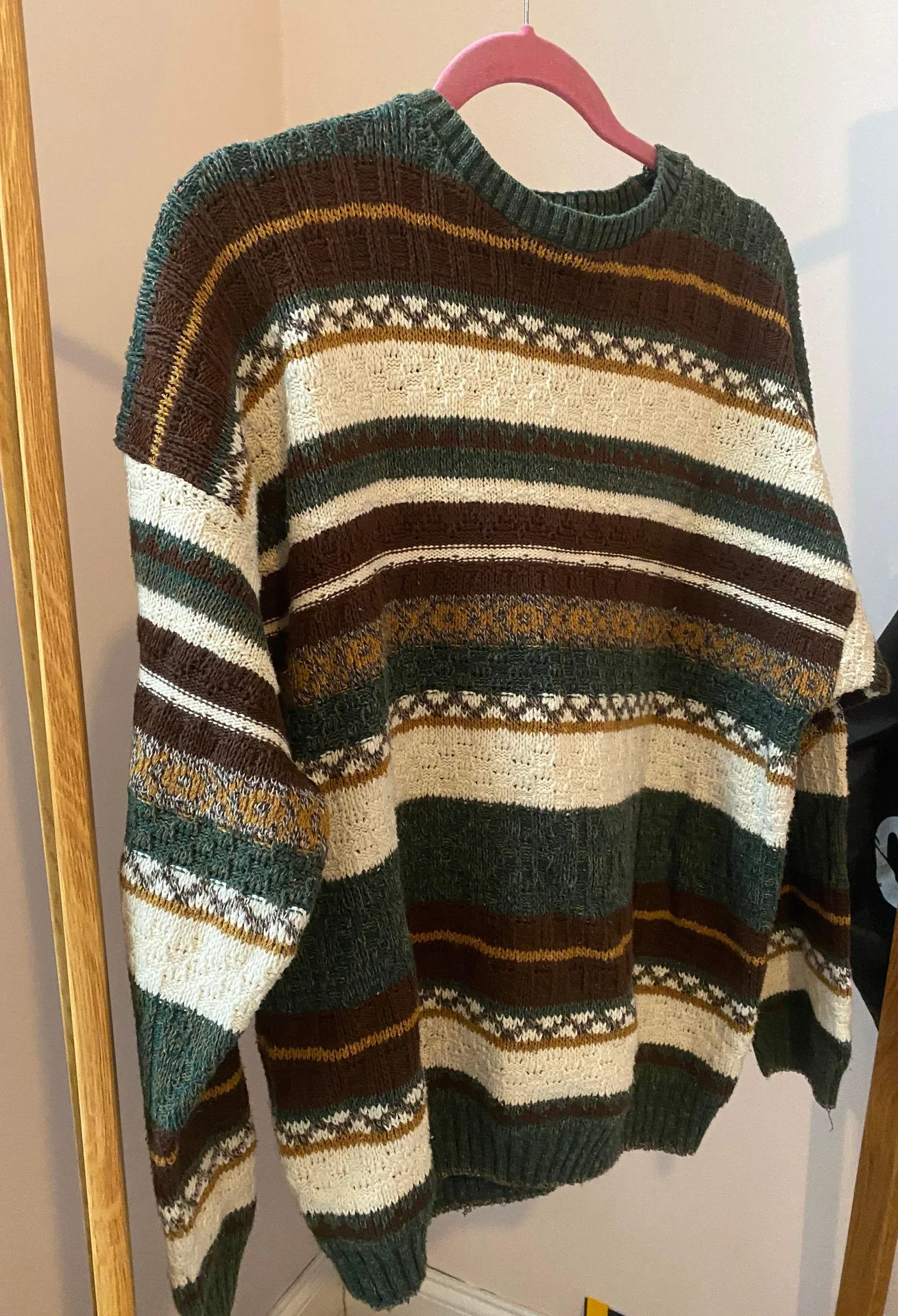 Vintage Scandia Sweater Green Size XL - Image 2