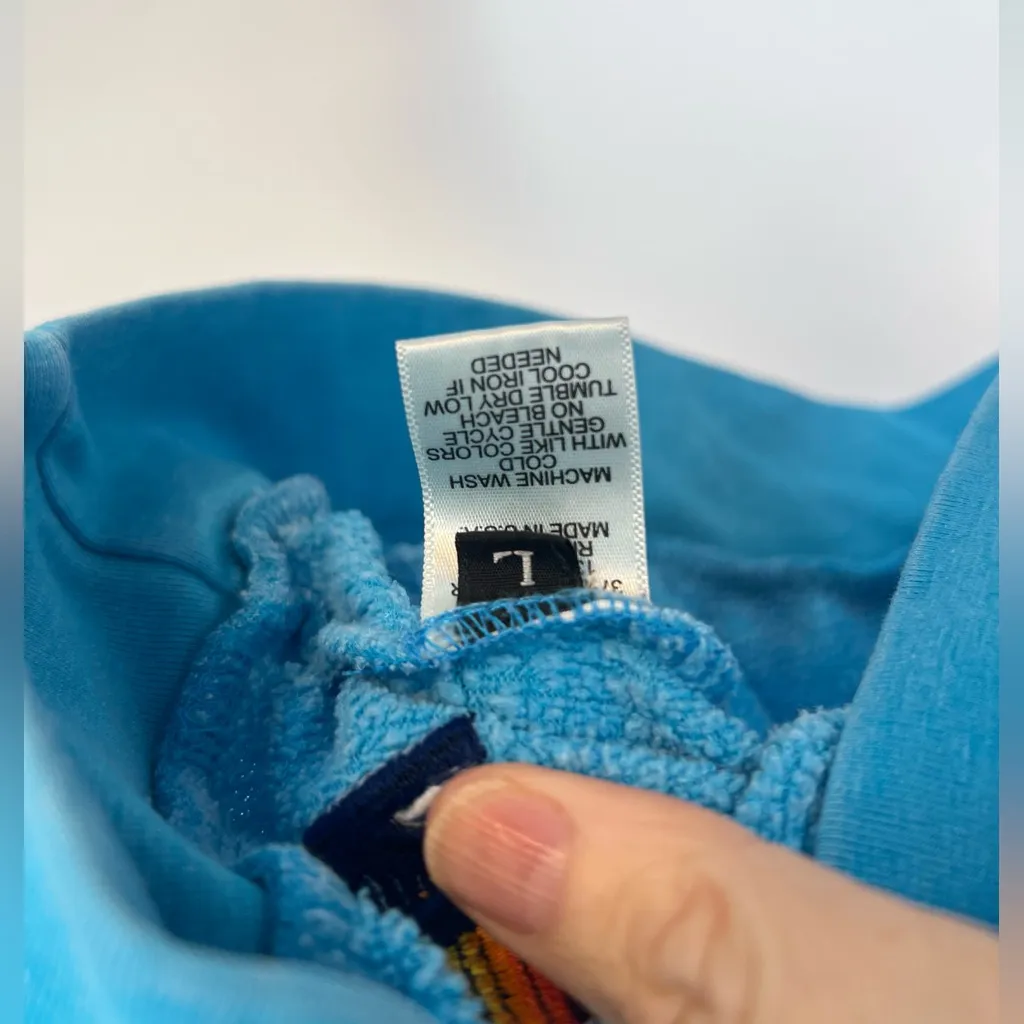 Aviator Nation Blue Sweatshirt with Lightning Bolt - Image 5