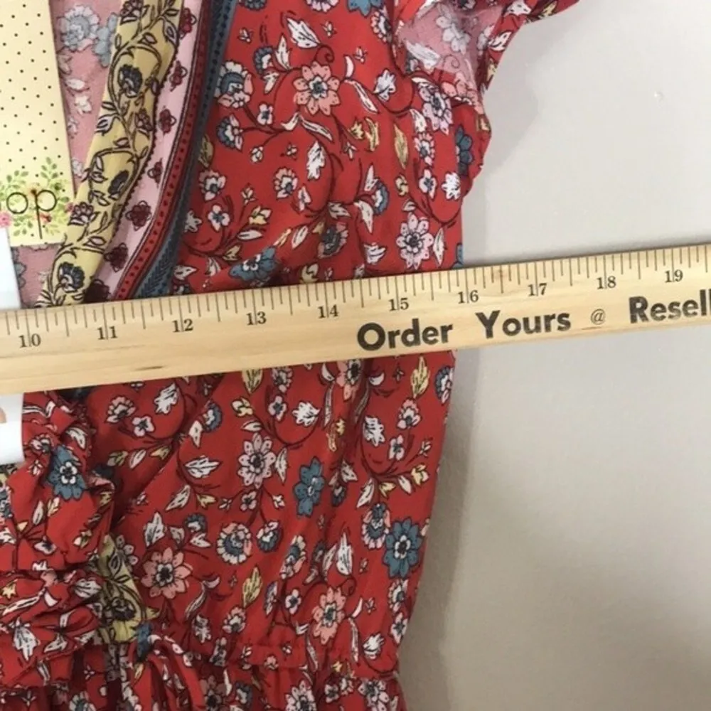 Bebop ditsy floral bohemian prairie maxi dress with matching hair scrunchie - Image 7