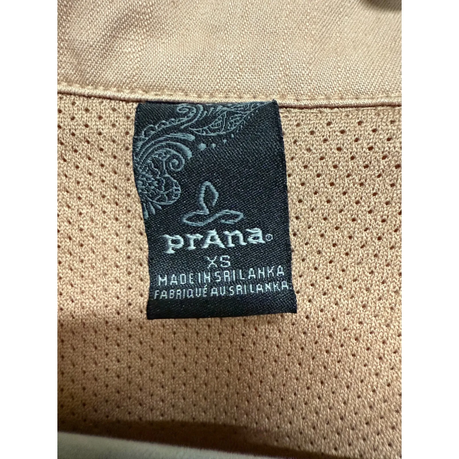 PrAna Lookout Jacket Organic Cotton Champagne Size XS Womens Utility Activr - Image 6