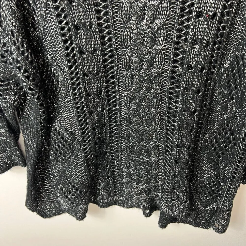 Denim &‎ supply Ralph Lauren black sweater women’s medium - Image 3