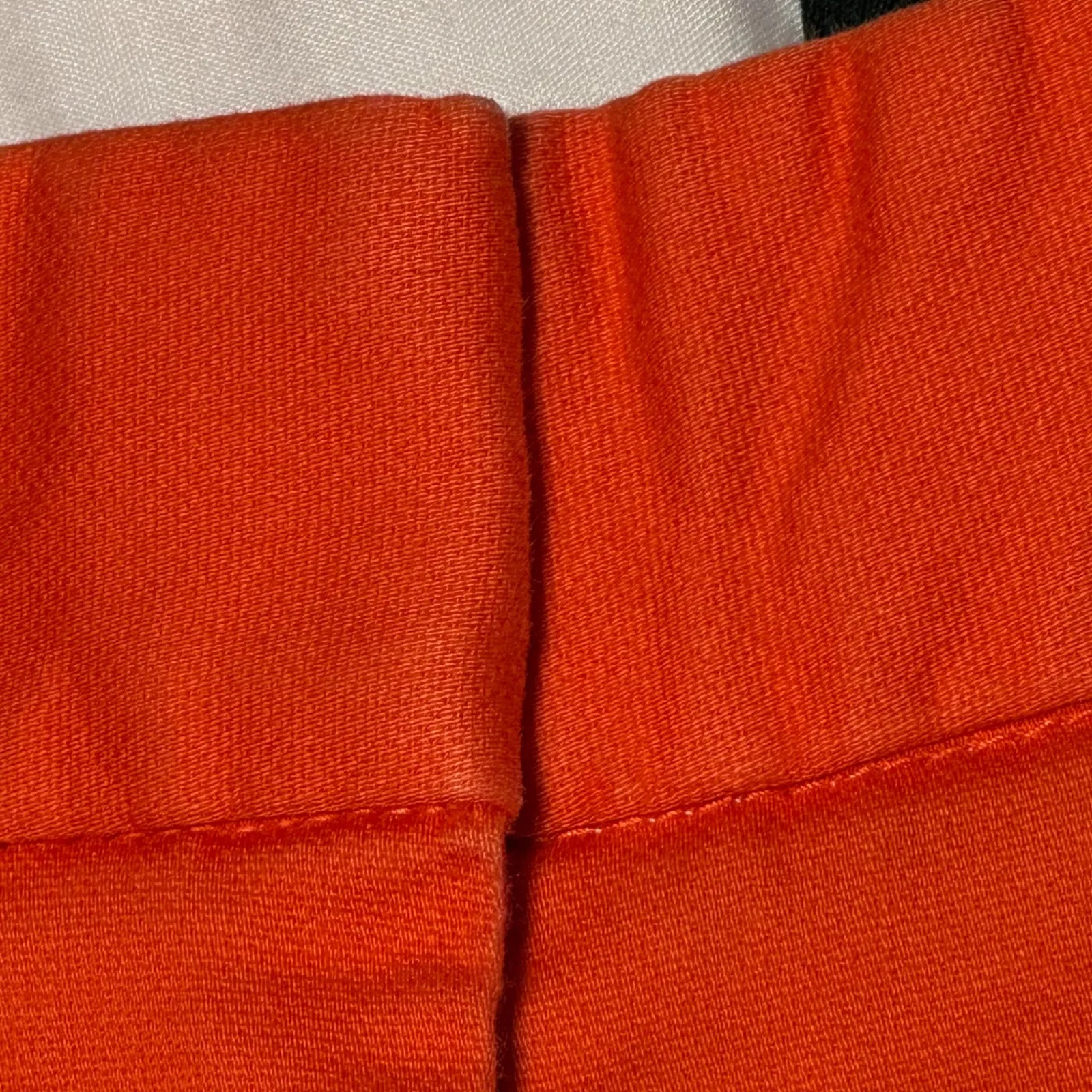 J. Crew City Fit Orange Cotton Blend Stretch Cropped Pants Women's Size 0 - Image 8
