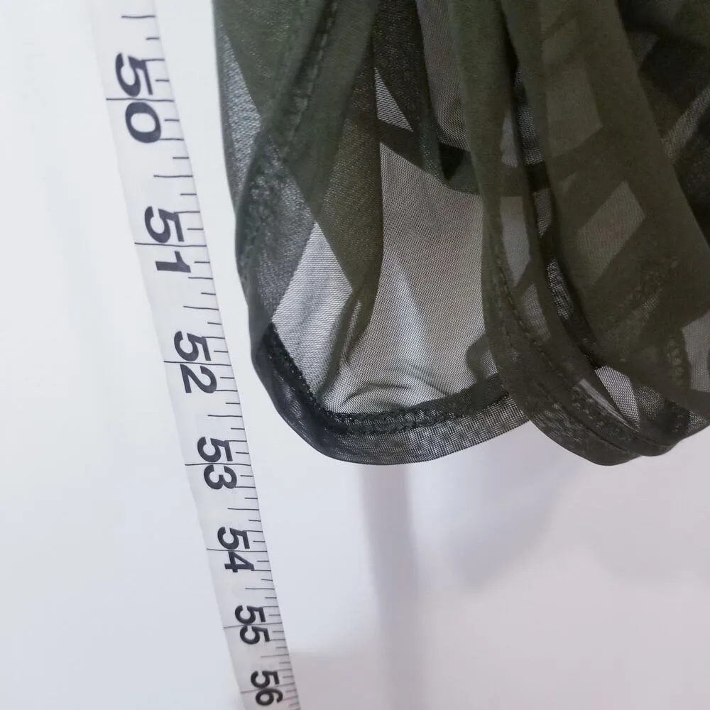 Capsulle Olive Green One Shoulder Party Cocktail Maxi Dress - Image 8