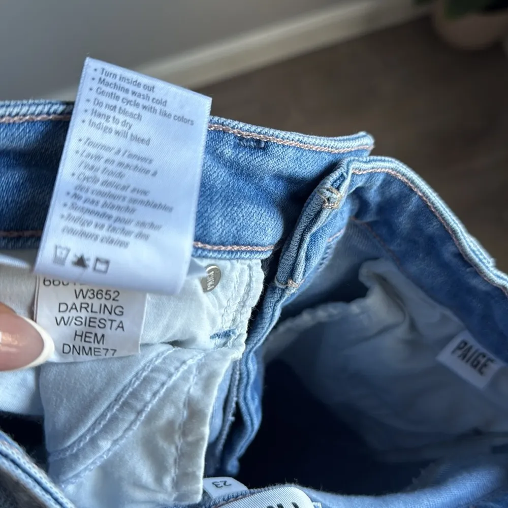 Paige Claudine ankle flare jeans  - Darling w/ Siesta Hem 23 - Image 12