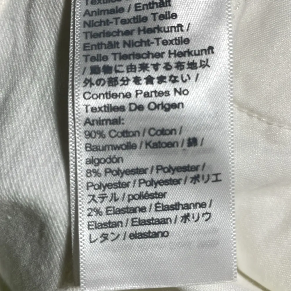 Madewell Jeans 10” Petite High Rise Skinny Pure White Step Raw Hem Sz 37/46 NWT - Image 10