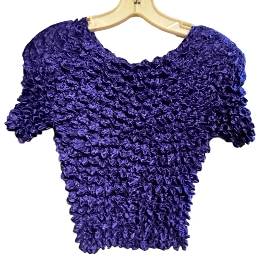 Vintage Purple Popcorn Top‎ Size undefined - Image 4