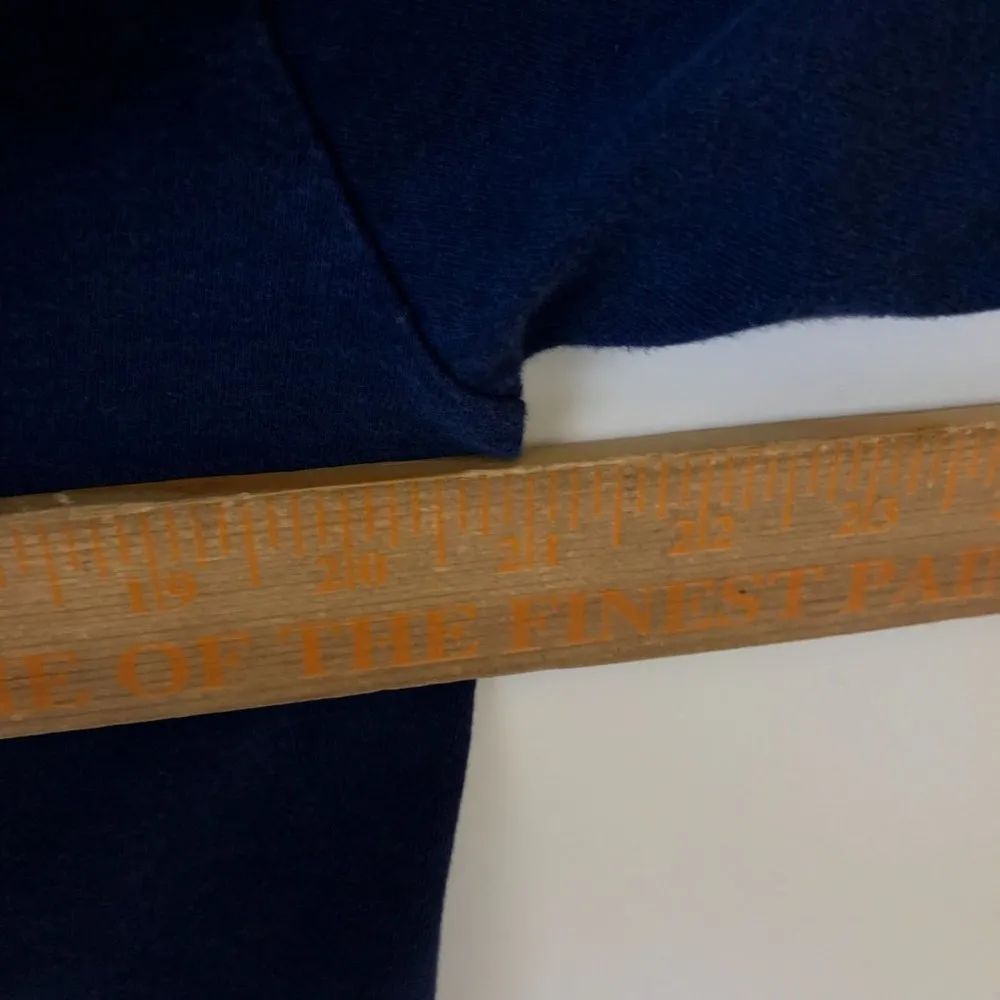 Y2K 00s Nike T Shirt Classic Spellout Graphic Tee Cotton Short Sleeve Blue M - Image 7