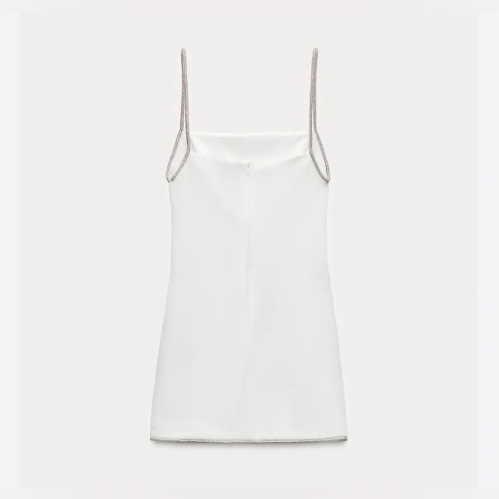 Zara White & Rhinestone Dress - Image 3