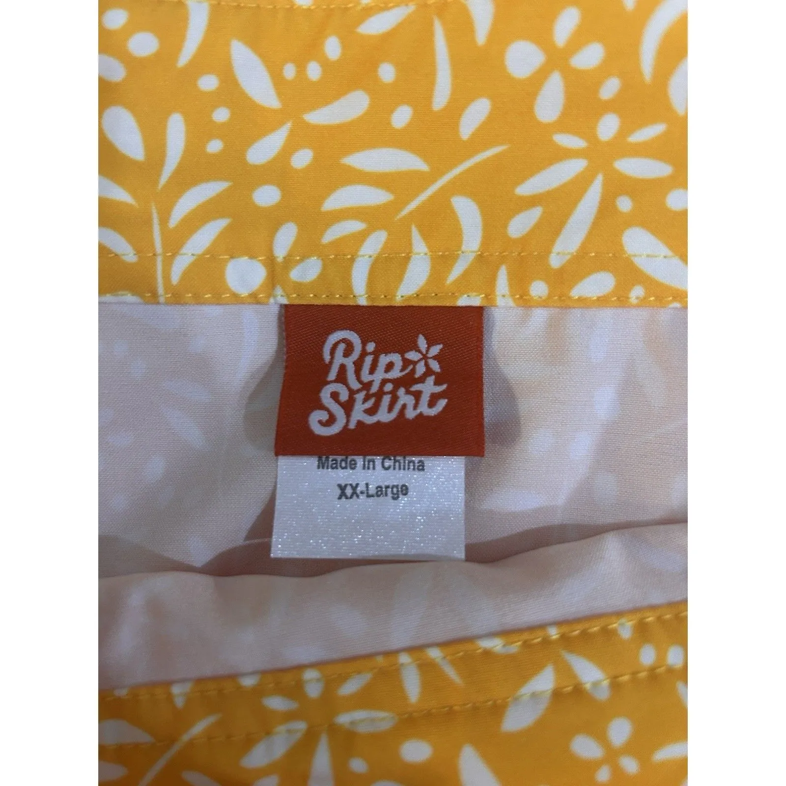 RipSkirt Hawaii Yellow Tuscan Sunflower Wrap Skirt Beach Aloha Size XXL 2X Plus - Image 7