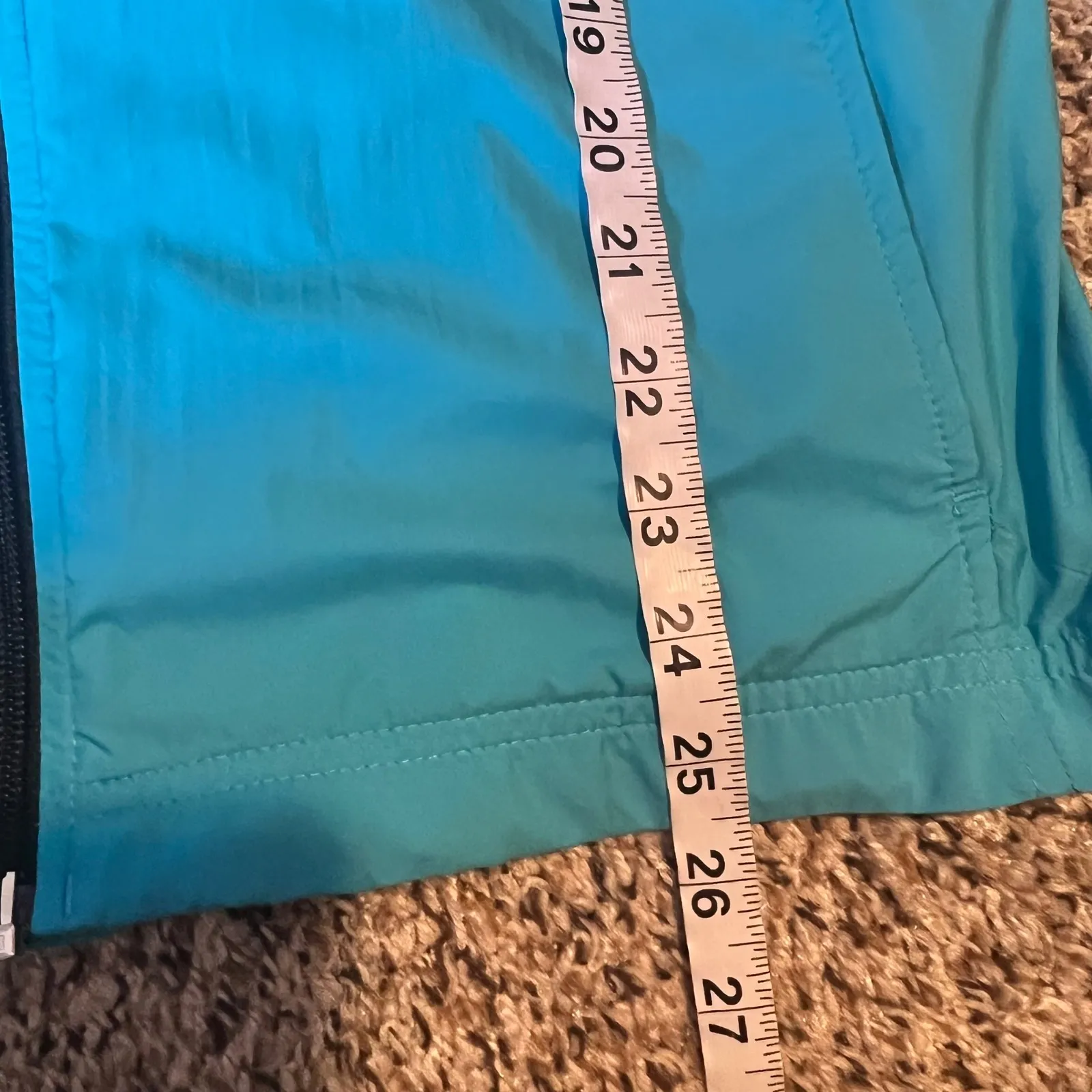 Adidas  Women Blue Lightweight Full Zip Athletic Track Jacket Medium - Image 6