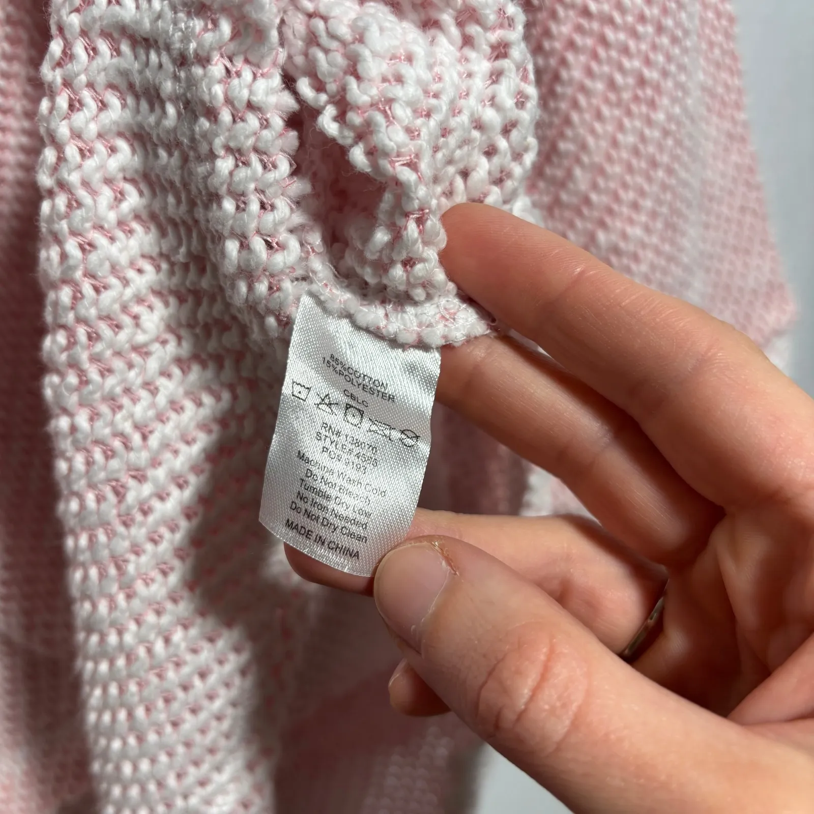 Trade Heritage Apparel Monterey California Pink Knit Sweater Womens M Size M - Image 6