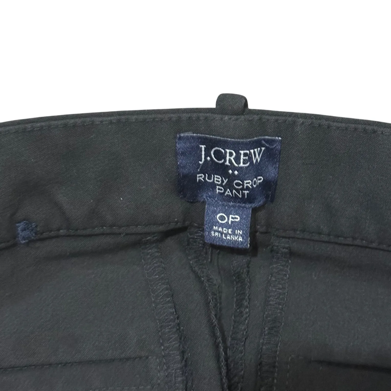 J.Crew Factory Ruby Crop Black pants women's size 0P - Image 3