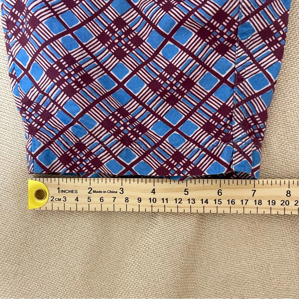 Rachel Comey Holt Jumpsuit Purple Print Cotton Maximalist Artsy Edgy Baggy Boho Blue Size 6 - Image 11