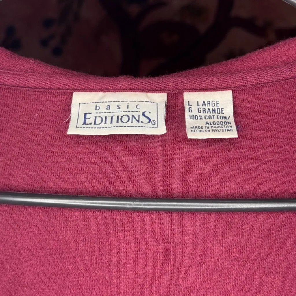 Maroon Knit Zip - Image 3