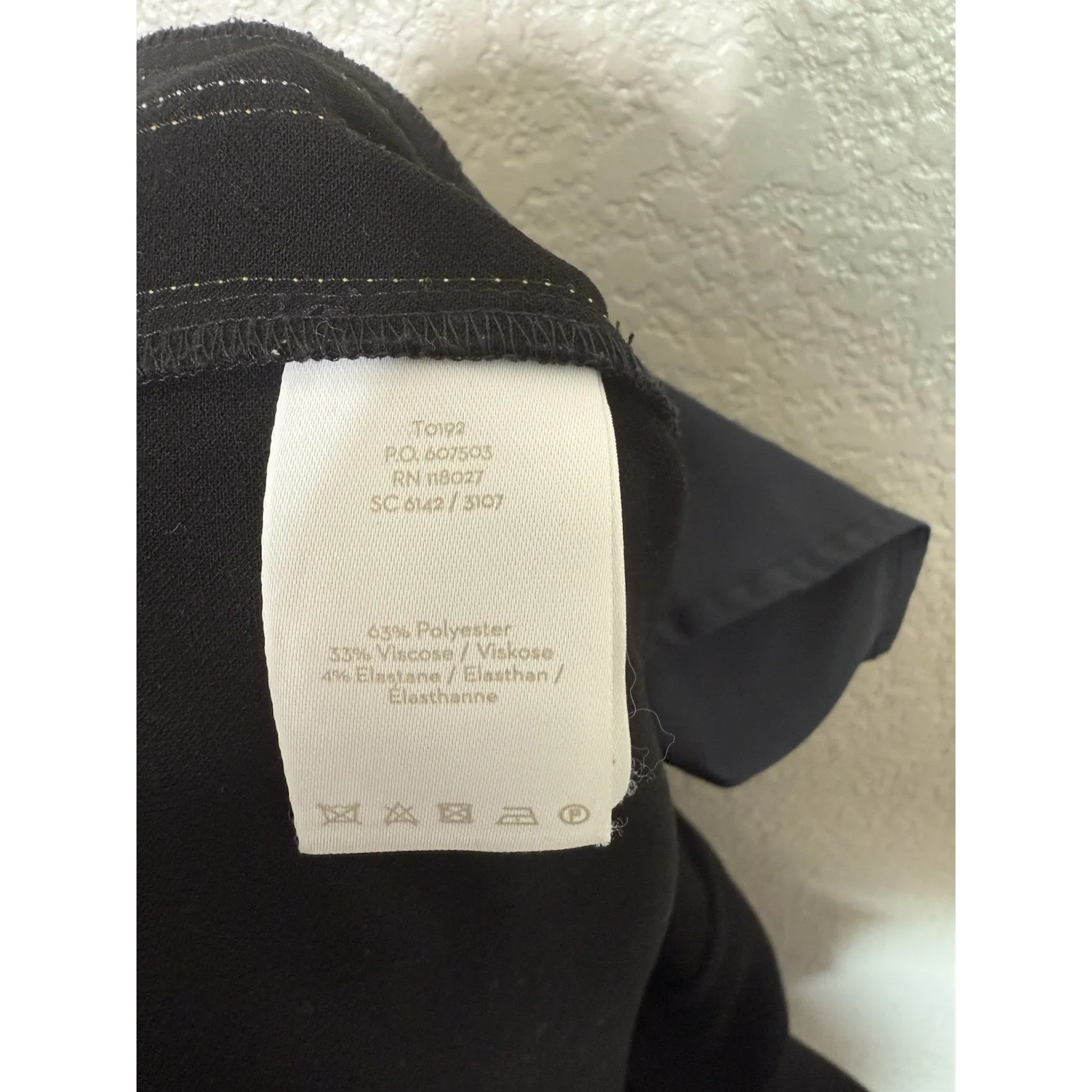 Boden Bristol Side Striped 7/8 Trouser Pants Size 8 R Black White Gold - Image 4