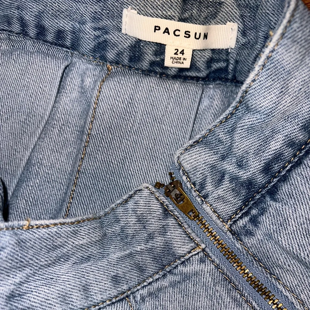 Pacsun🦎Pleated Denim Skirt🌵 - Image 7