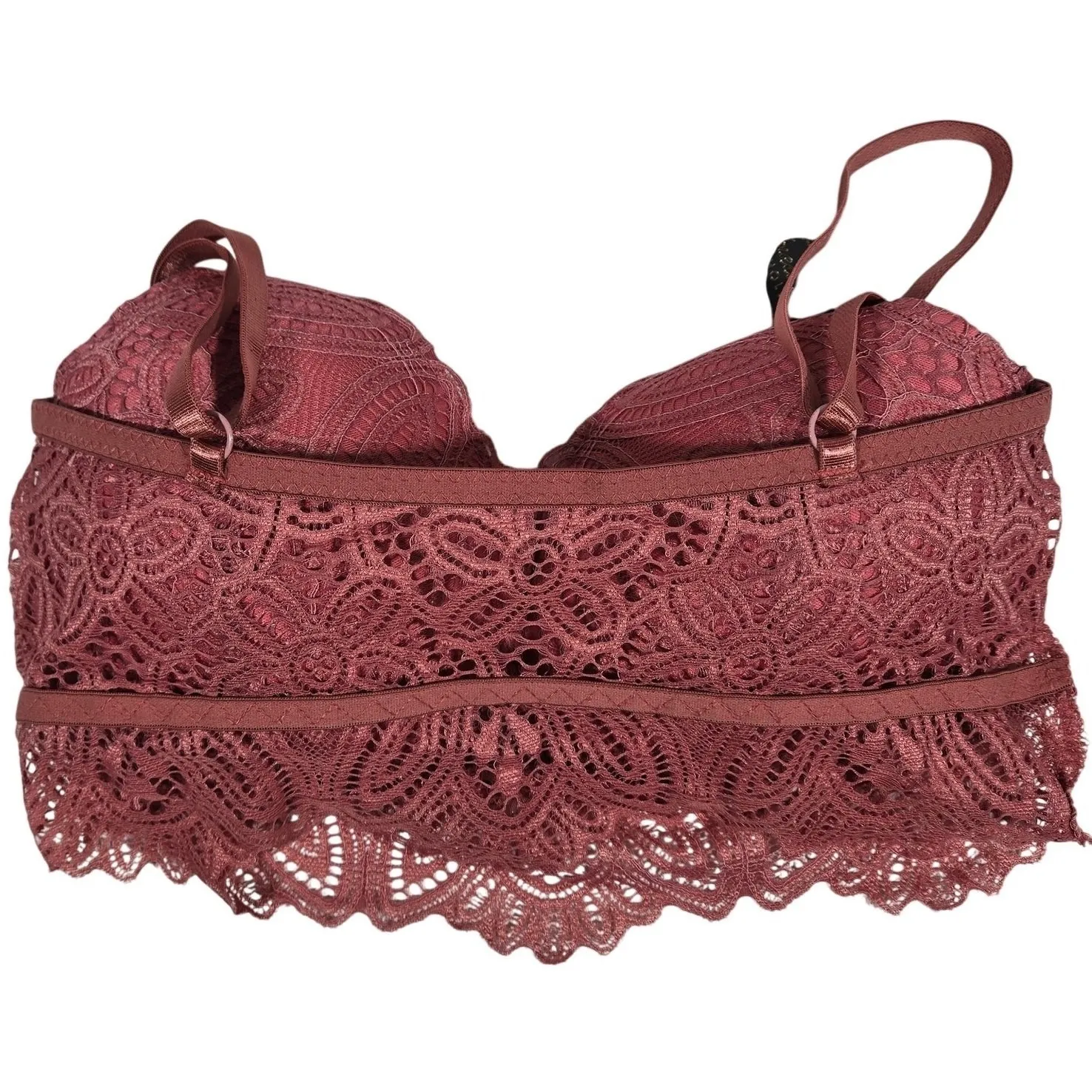 Frederick's of Hollywood Finley Lace Wireless Pullover Bralette XL NWT - Image 4