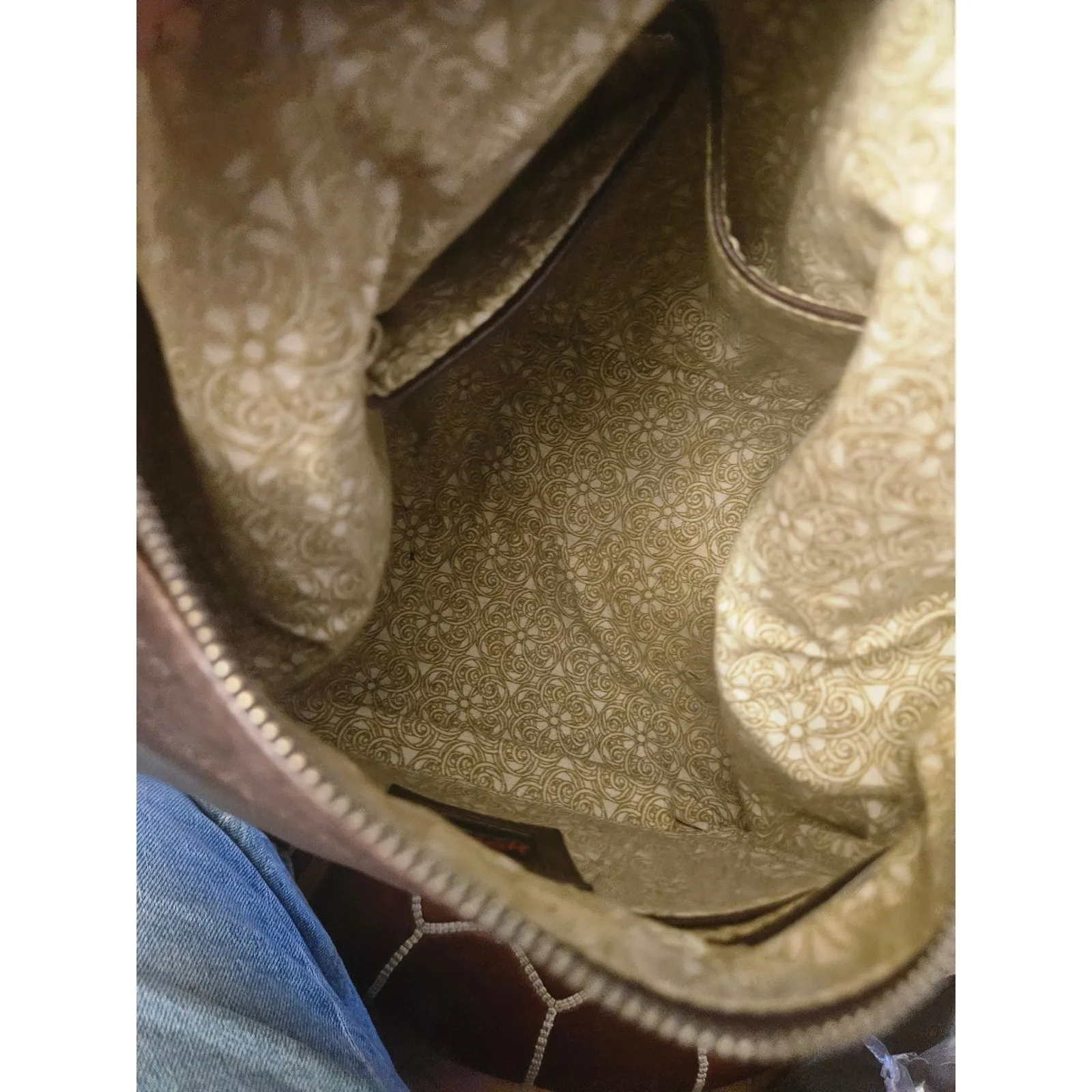 HOBO INTERNATIONAL Brown Leather Shoulder Crossbody Bag Purse - Image 6