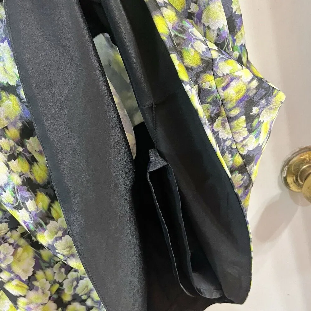 J. Crew Floral Gem Abstract Clover Dress 4 Cap Sleeve Cocktail Dress - Image 5