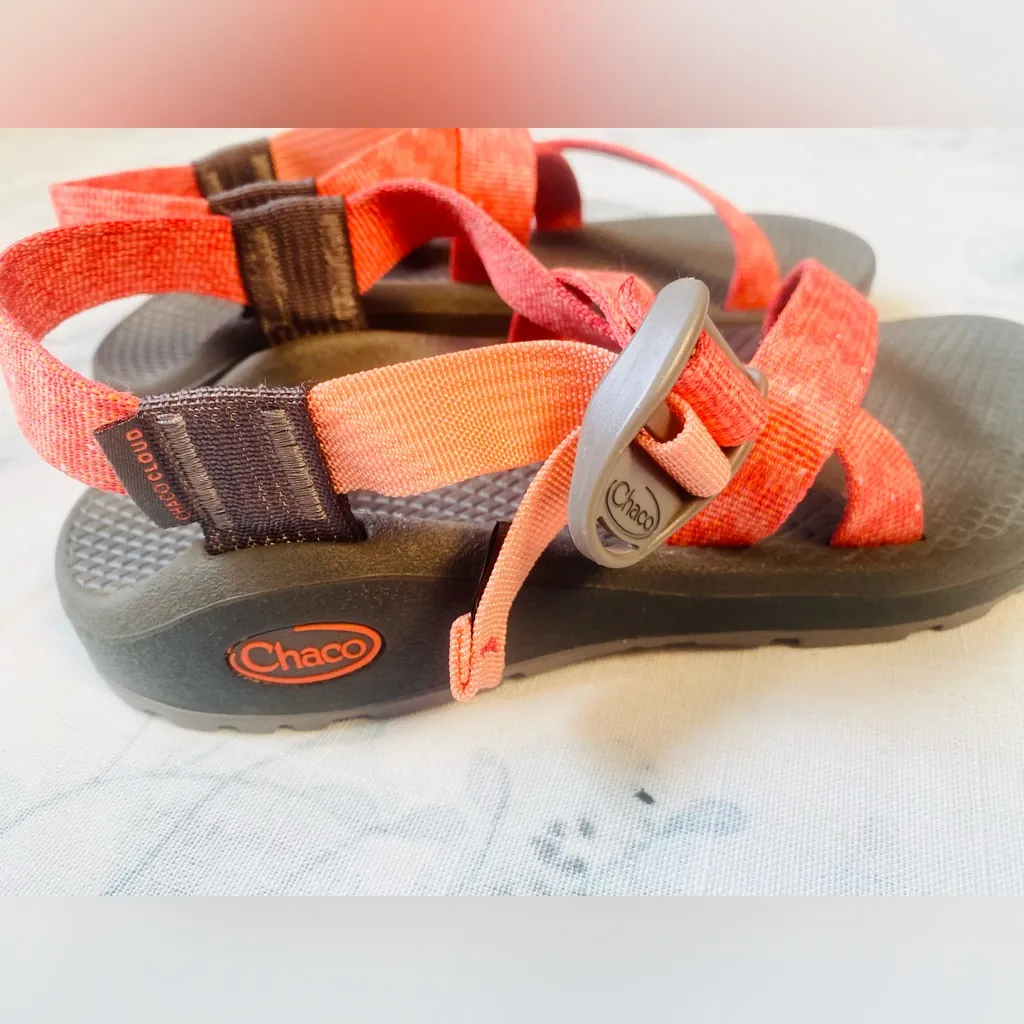 Women’s Chaco sandals size 5 . . . almost new! Orange Red; Hiking, summer - Image 5