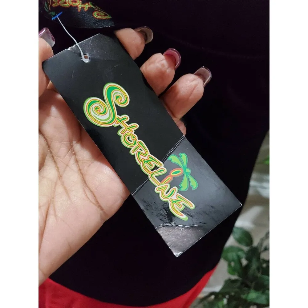 Shoreline Women Multicolor Polyester Off the Shoulder Knee Length Dress Size 30 - Image 7