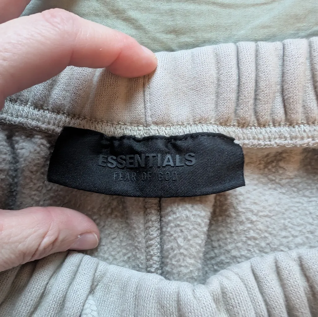 Essential Fear Of God Women's Sweat Shorts XSmall Neutral - Image 6