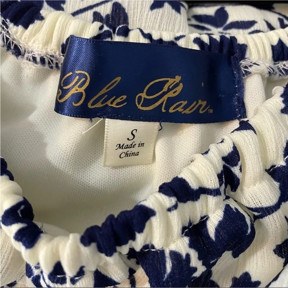 Blue Rain Floral Romper - Image 4