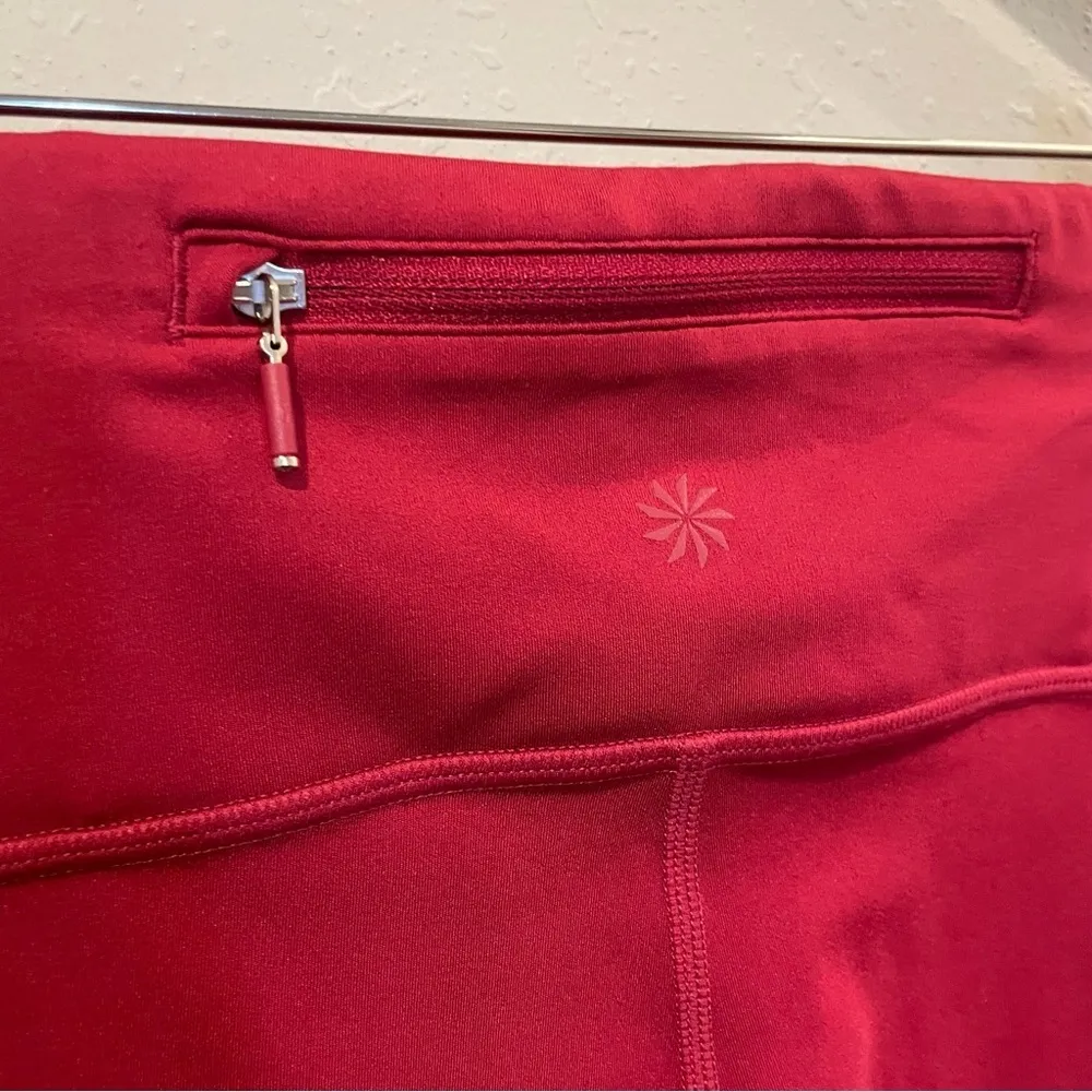 Athleta Run Free 7/8 Rose Verbena Leggings - Image 8