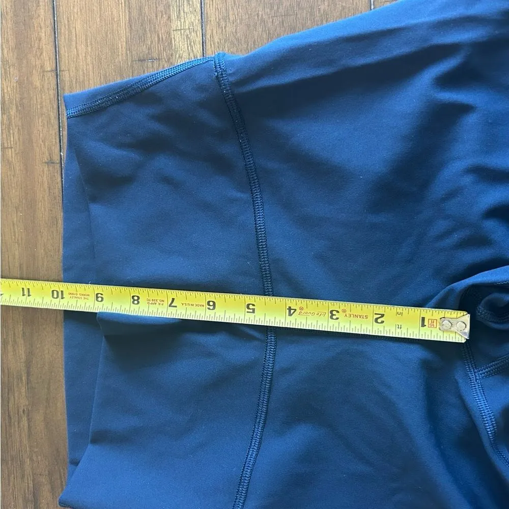 Lululemon Wunder Under Crop (Hi-Rise) Leggings Luxtreme 21" True Navy Size 4 - Image 8