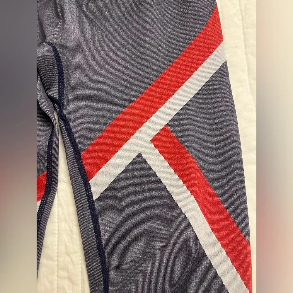 Champion red white and blue leggings - Image 2