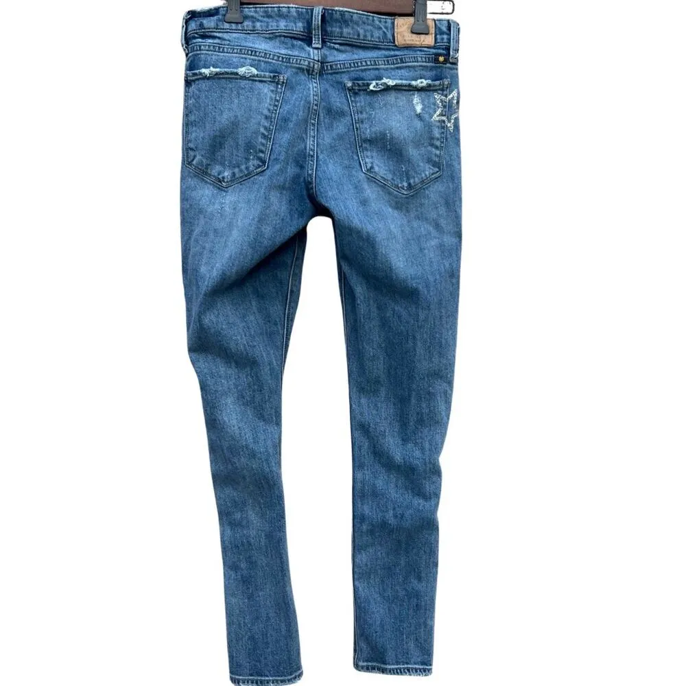 Lucky Brand Women’s Embroidered Stella Skinny Jeans Size 4 - Image 2