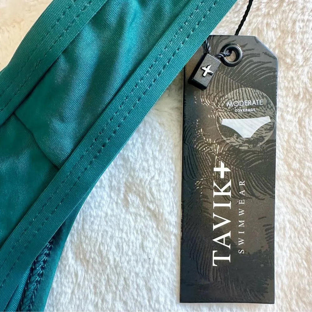 NWT Tavik Jayden Moderate Swim Bottom in Storm Green - Image 4