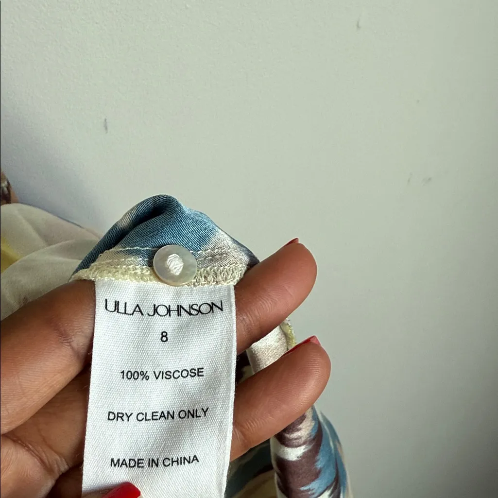 ULLA JOHNSON Kalena printed crepe midi dress - Image 10