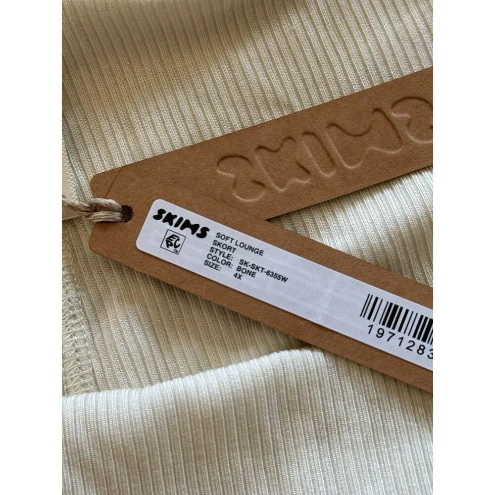 SKIMS  Soft Lounge Skort Bone Size 4X - Image 10