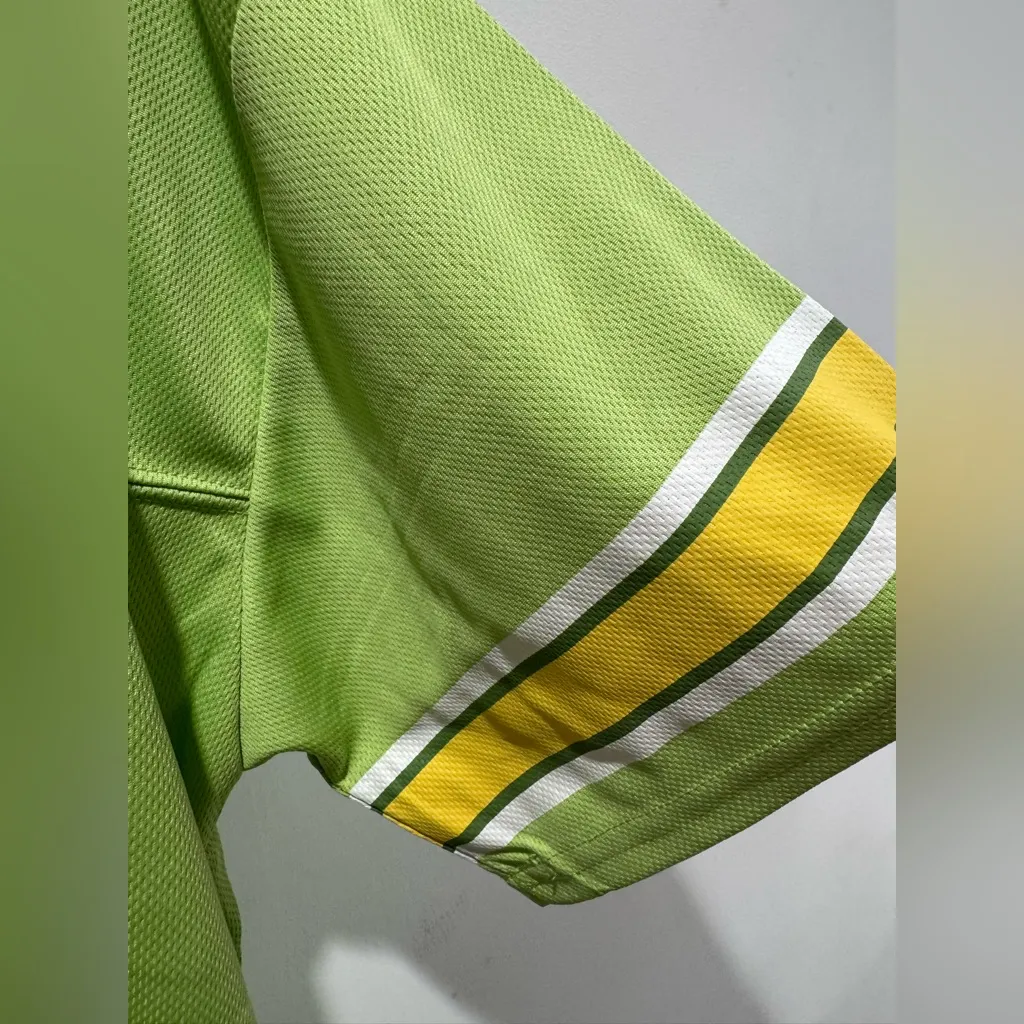 Disney Pixar Monsters University Mike Oozma Kappa Cropped Football Jersey - Image 7