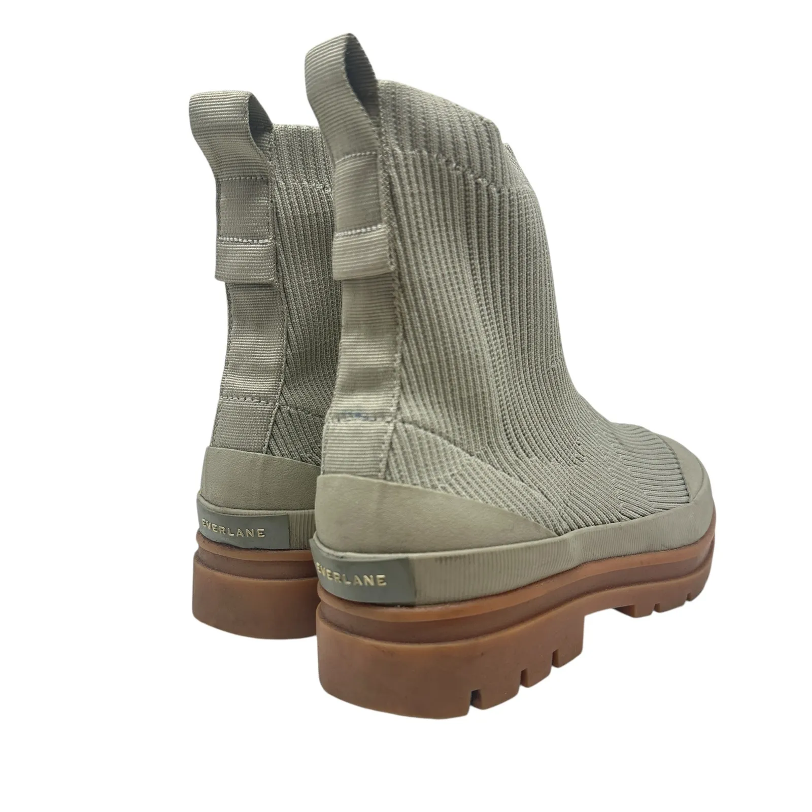 Everlane The Utility Boot in ReKnit Stretch Knit Lug Sole Ankle Gray Size‎ US 7 - Image 7