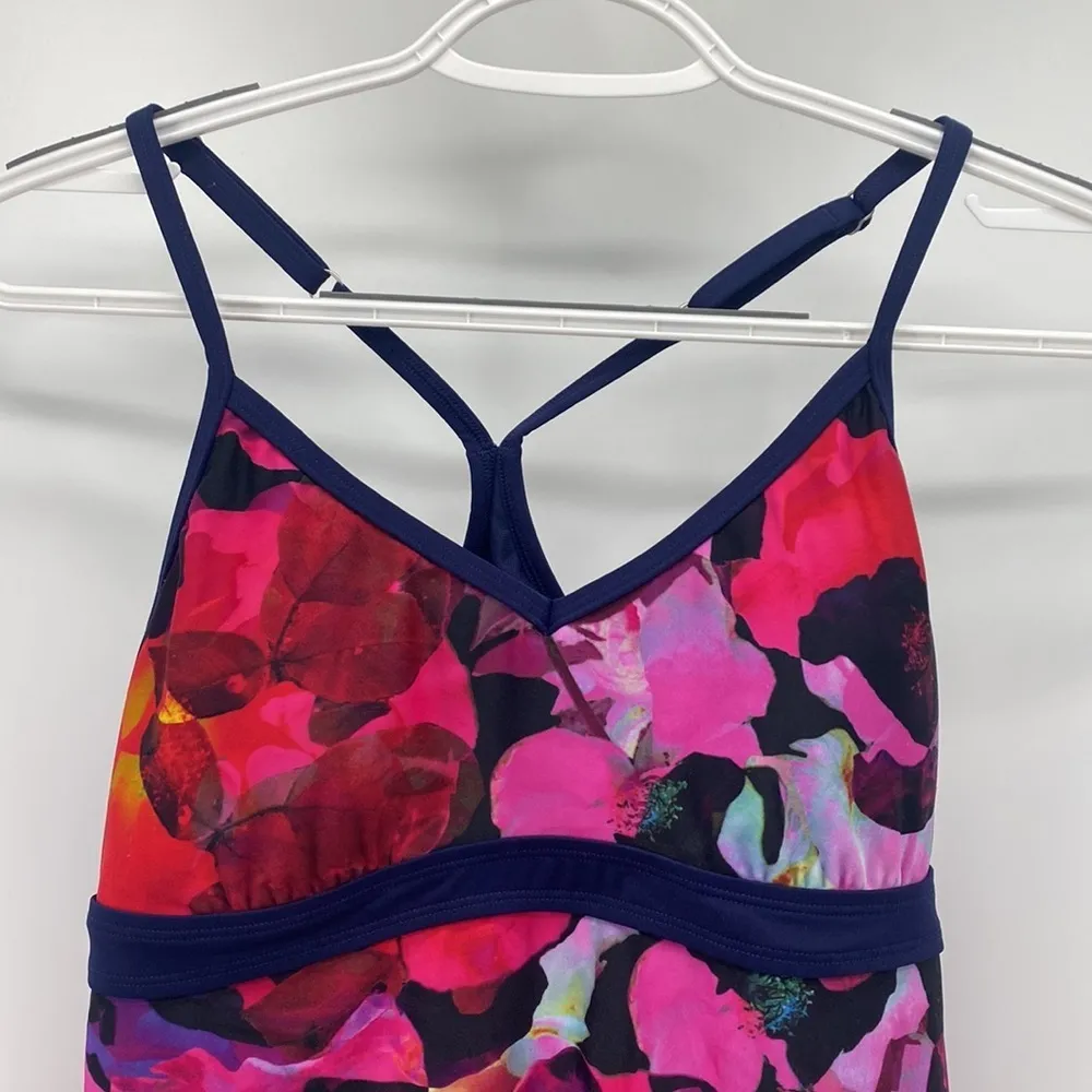 Athleta Shorebreak Athletic Floral Dress floral adjustable straps summer - Image 2