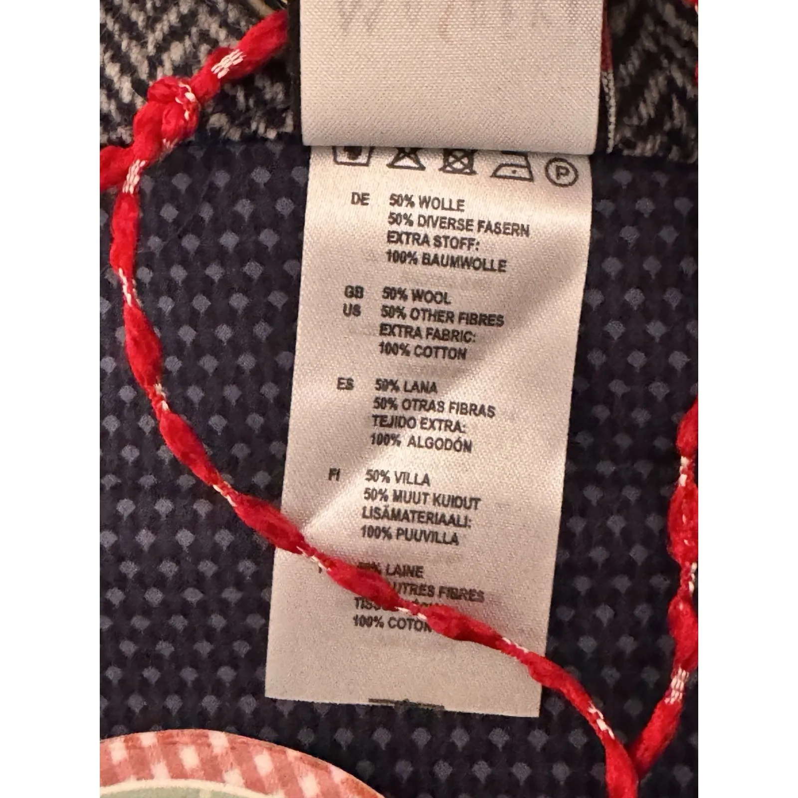 Moshiki Women's Tweed 100% Cotton Wool Skirt One Size Reversible New With Tags‎ - Image 12