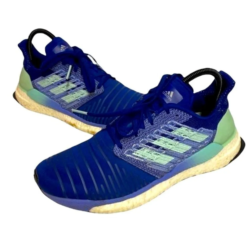 Adidas Solar Boost Continental Running Shoe. Blue A20 - Image 3