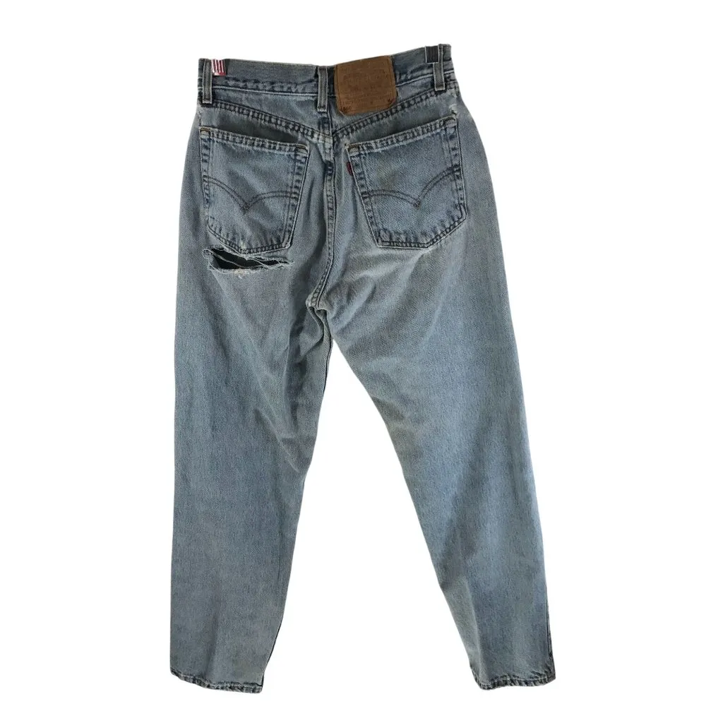 Levis Womens Jeans Vintage 560 Loose Fit Straight Leg Light Wash Size 4 - Image 5