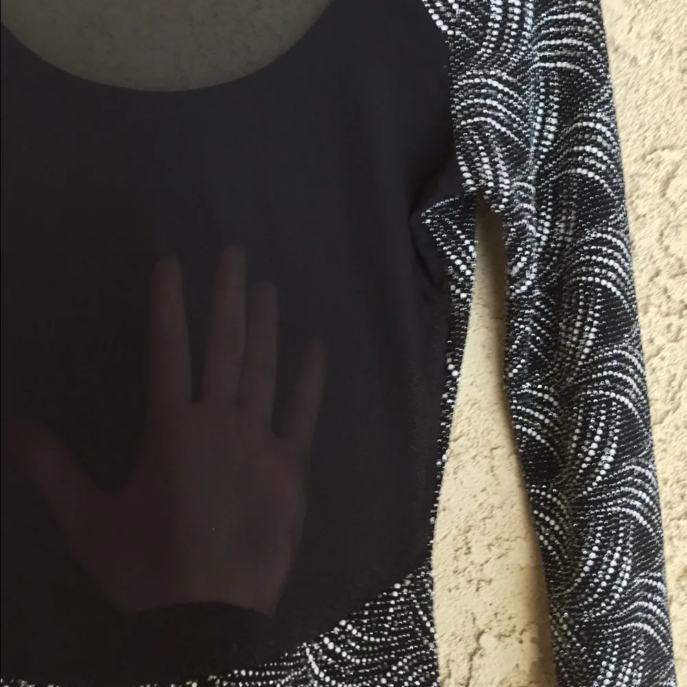 Foreign Exchange Sequin/Shimmer Sheer Back Panel Bodycon Dress - Image 4