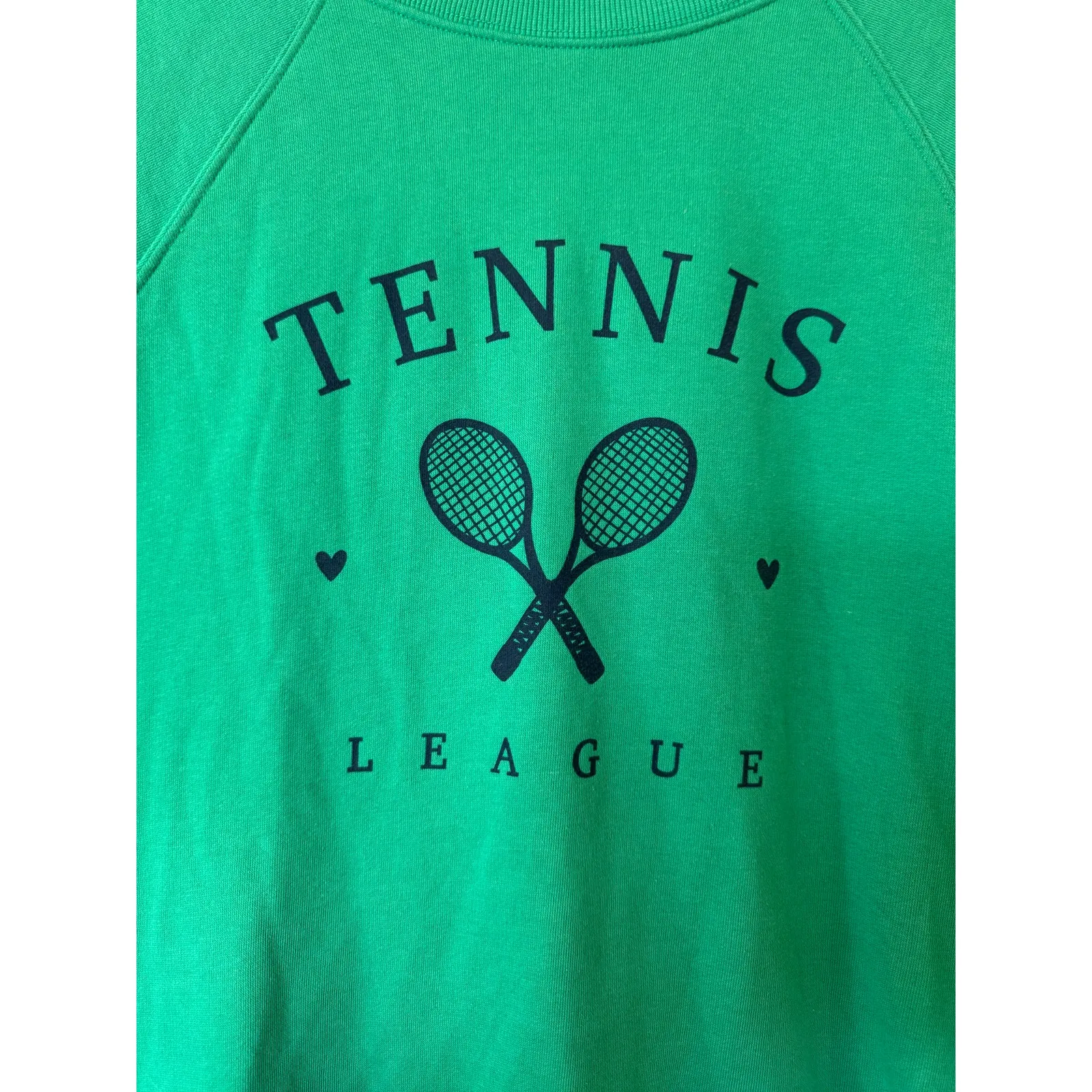 Lou&Grey Tennis League Sweatshirt Small & Pull On Pants Medium Green Outfit Set - Image 7