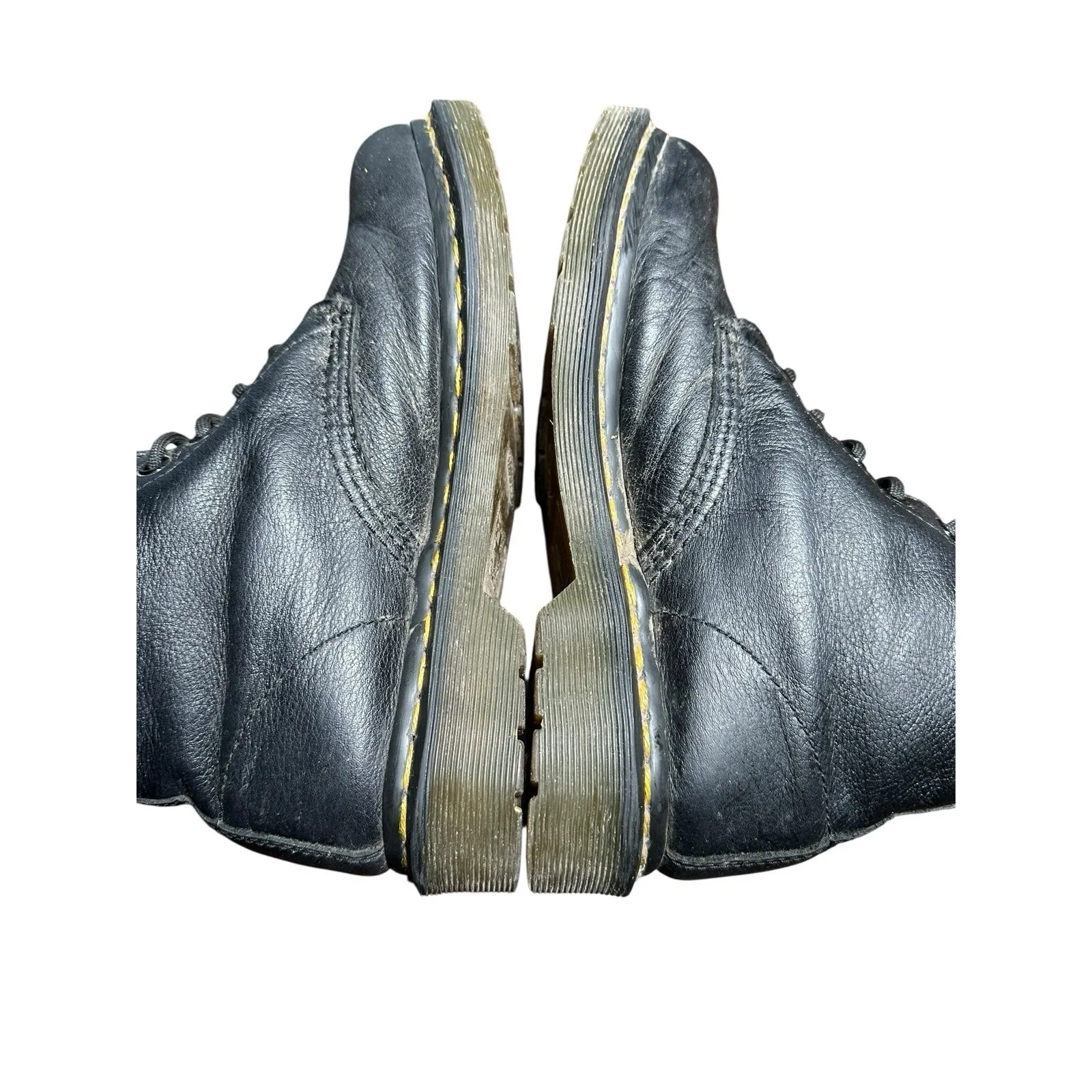 Doc Martens Pascal Womens 8 Black Leather Lace Up Air‎ Wair Boots AW004 #S25-3 - Image 9