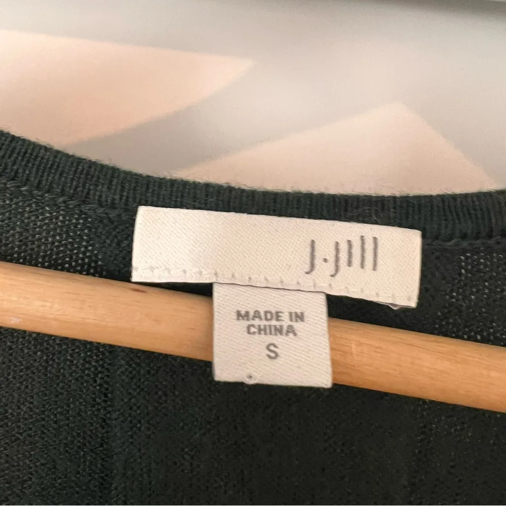 J. Jill Forest Green Knit Sweater - Image 2