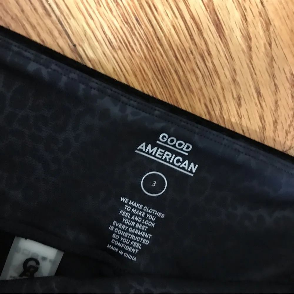 Good American Velvet/Leopard Legging Black - Image 10