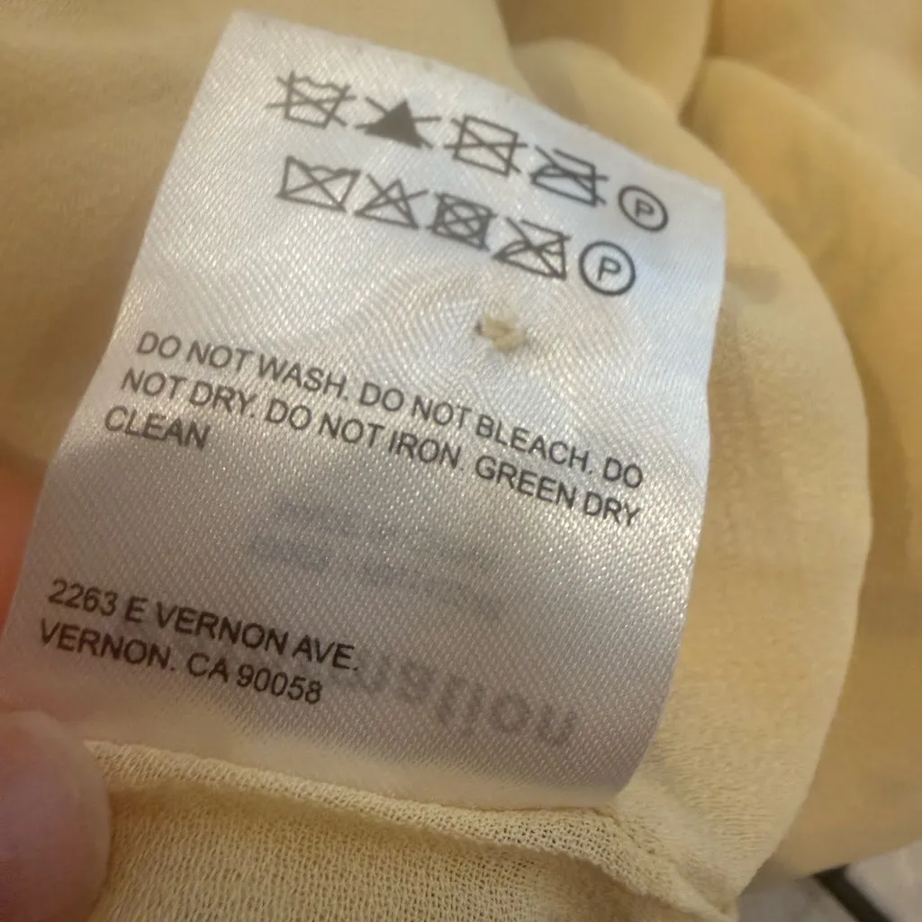 REFORMATION Jourdan Ruffled Varenna Floral Print Crepe Mini Dress size Medium - Image 10